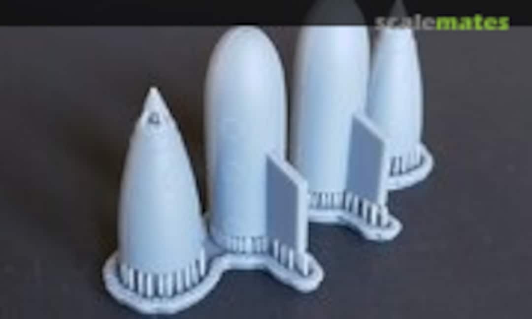 1:32 F9F-2/3 Panther Wingtip Fuel Tanks (Model Monkey 32-F9F tanks-2) 32-F9F tanks-2