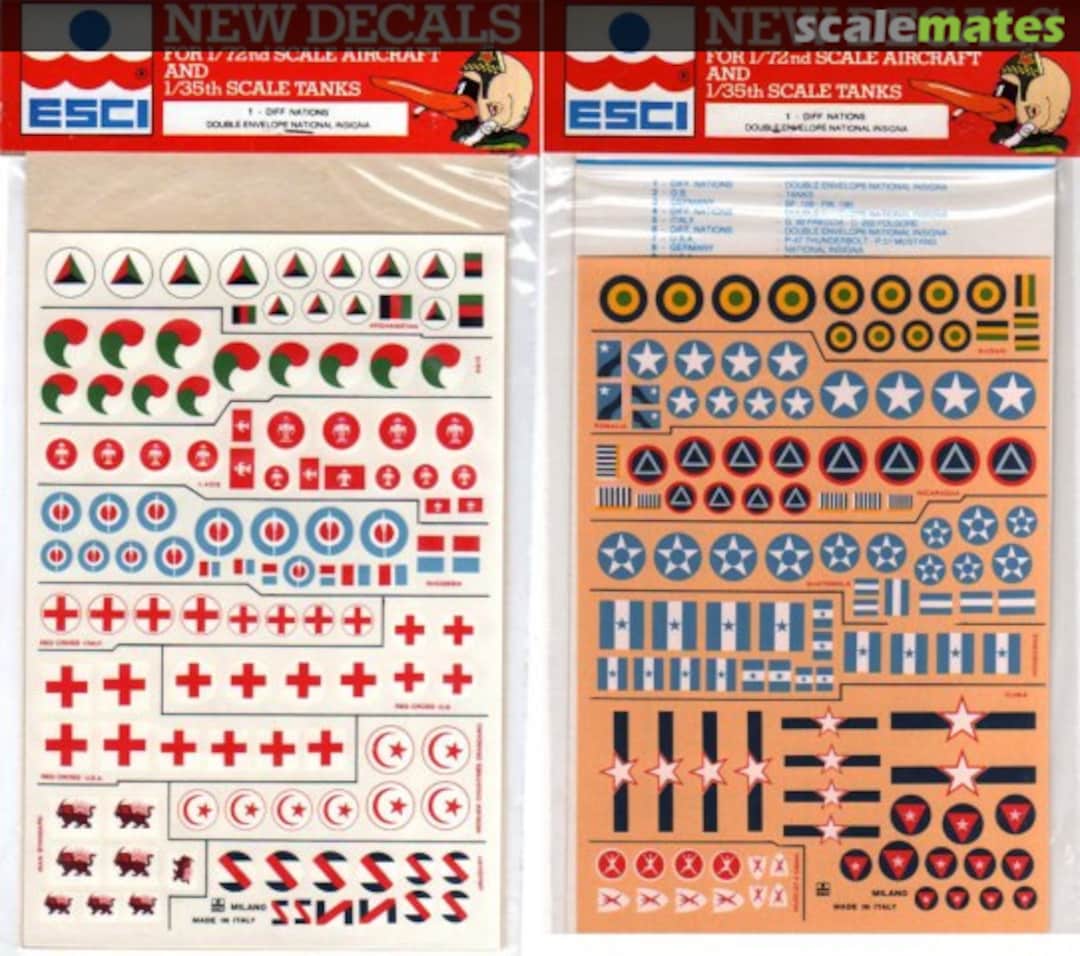 Boxart Different Nations National Insignas 1 ESCI Boxart Different Nations National Insignas 1 ESCI