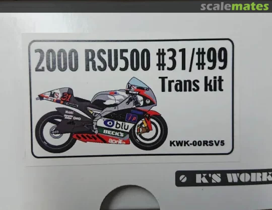 Boxart 2000 RSV500 KWK-00RSV5 K'S Workshop