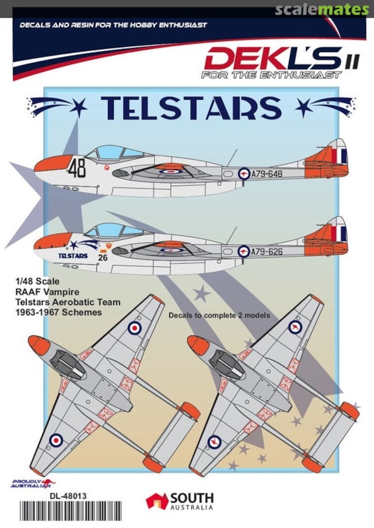 Boxart Telstars Aerobatic Team DL-48013 DEKL's Boxart Telstars Aerobatic Team DL-48013 DEKL's