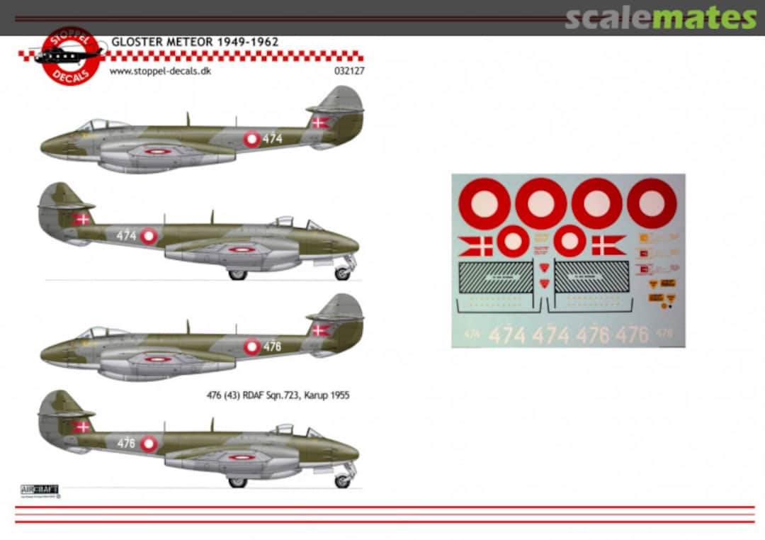 Boxart Gloster Meteor 032127 Stoppel Decals Boxart Gloster Meteor 032127 Stoppel Decals