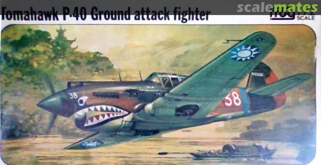 Boxart Tomahawk P-40 Ground Attack Fighter F197 FROG Boxart Tomahawk P-40 Ground Attack Fighter F197 FROG