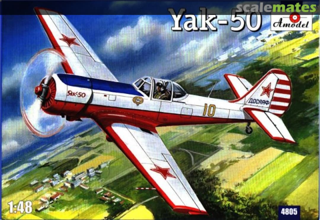 Boxart Yak-50 4805 Amodel Boxart Yak-50 4805 Amodel