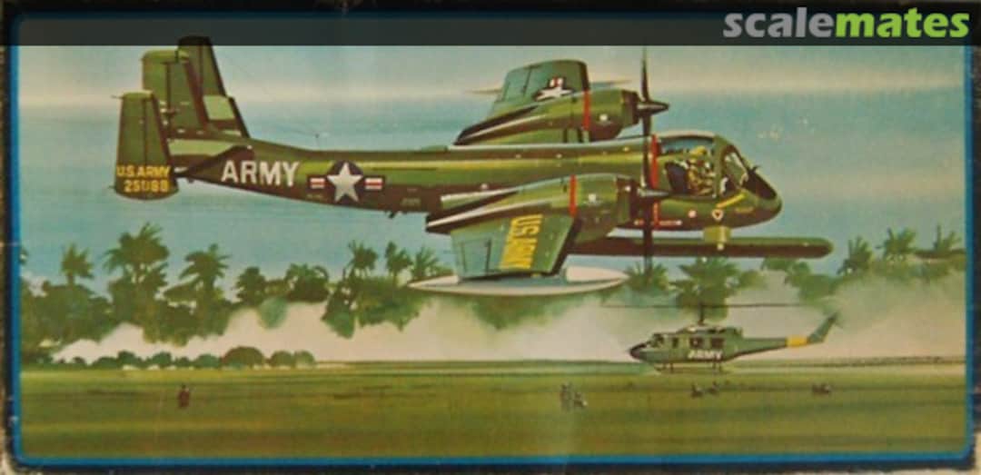 Boxart Grumman OV-1B Mohawk A-643:130 AMT-Hasegawa Boxart Grumman OV-1B Mohawk A-643:130 AMT-Hasegawa