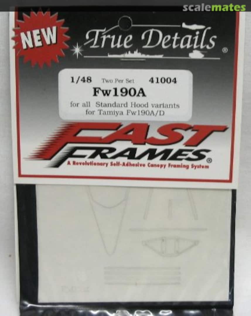 Boxart Fw190A for all standard hood variants 41004 True Details Boxart Fw190A for all standard hood variants 41004 True Details