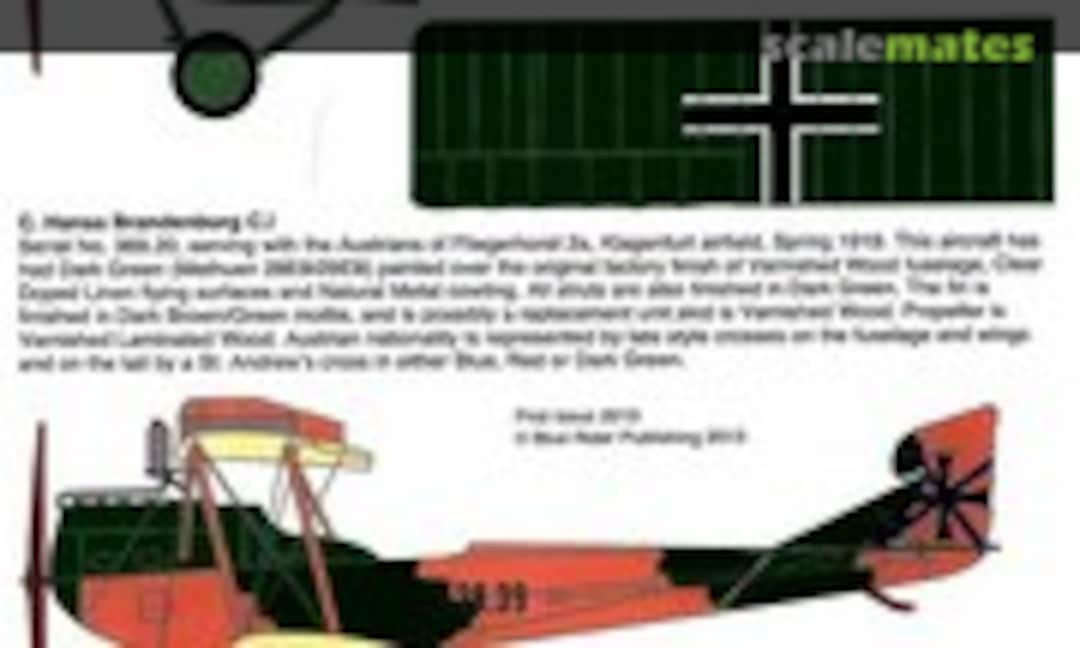 1:72 Austrian Air Units 1919 (Blue Rider BR906) BR906