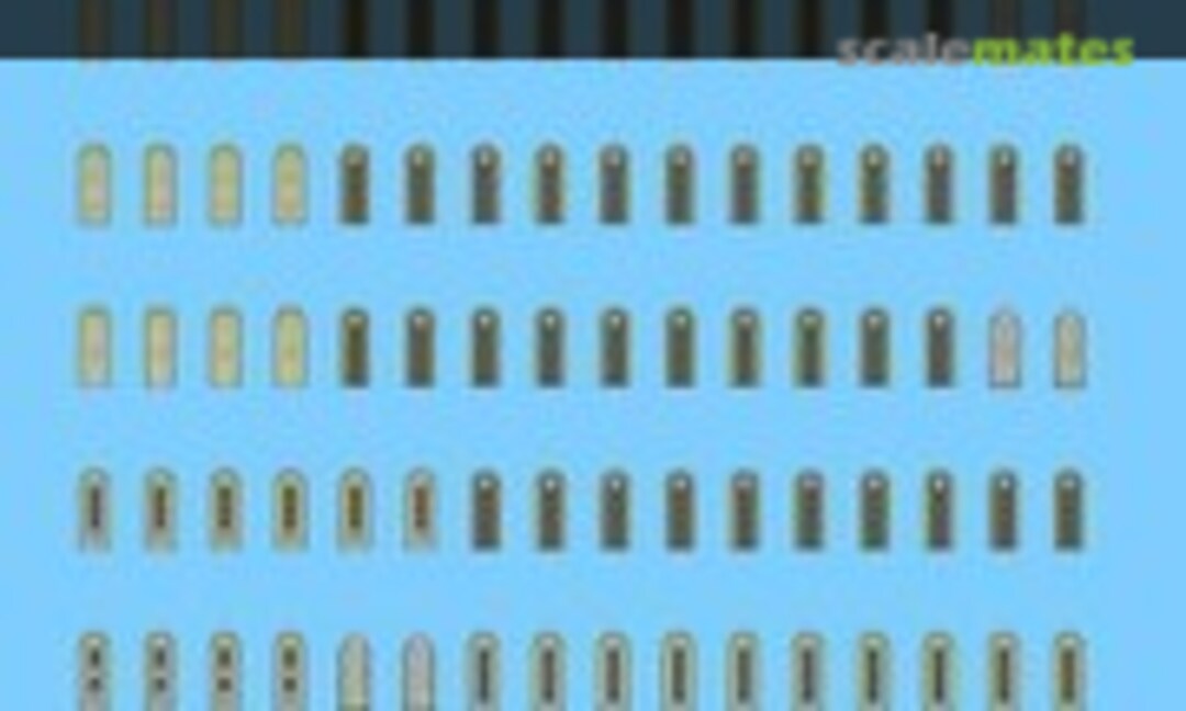 1:35 Heer shoulder boards for armored reconnaissance troops (Archer FG35051B) FG35051B