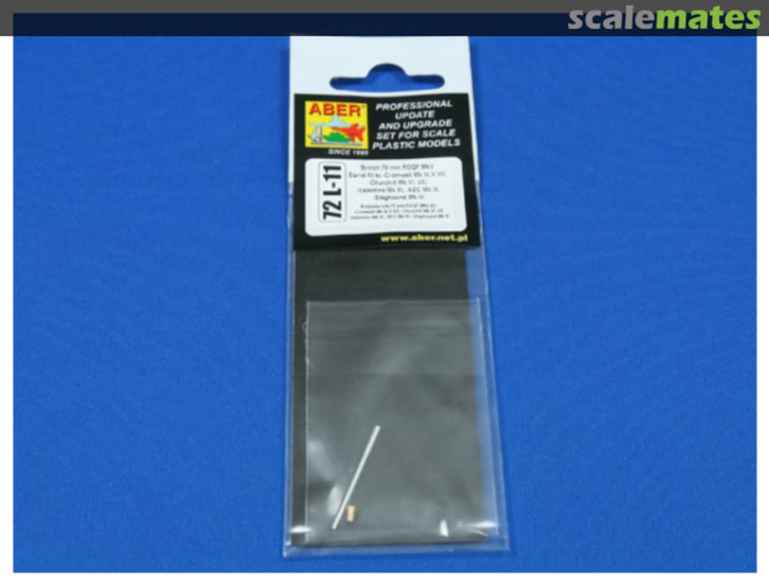 Boxart 75mm Barrel; Cromwell Mk IV, V, VII 72L11 Aber Boxart 75mm Barrel; Cromwell Mk IV, V, VII 72L11 Aber