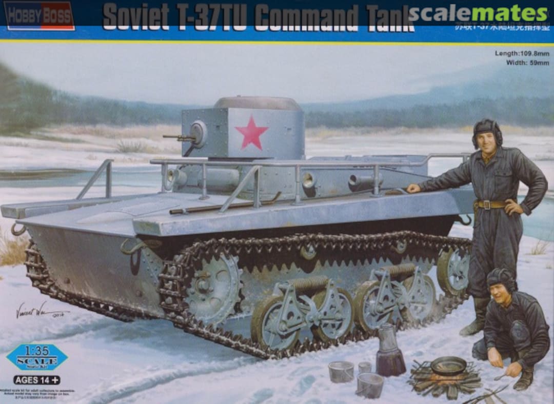 Boxart T-37TU Command Tank 83820 HobbyBoss