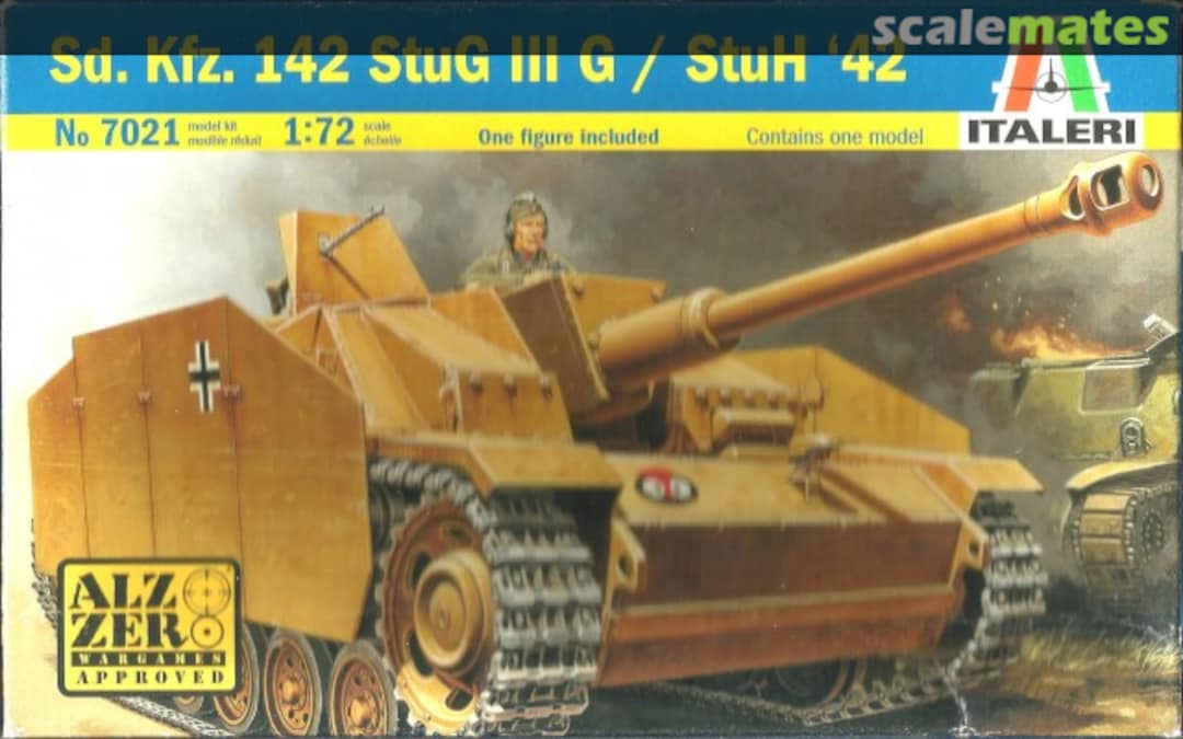 Boxart Sd.Kfz. 142 StuG III G / StuH 42 7021 Italeri
