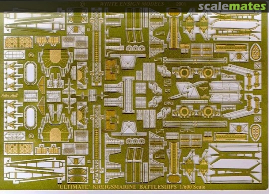Boxart Kriegsmarine "Ultimate" Detail Set #1 PE 626 White Ensign Models