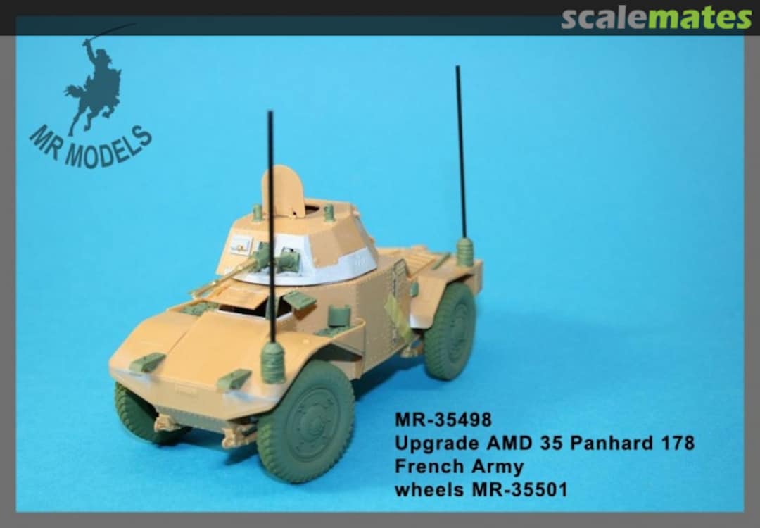 Boxart Upgrade and 25mm SA34 gun barrel AMD 35 Panhard 178 French Army (ICM) MR-35498 MR Modellbau Boxart Upgrade and 25mm SA34 gun barrel AMD 35 Panhard 178 French Army (ICM) MR-35498 MR Modellbau