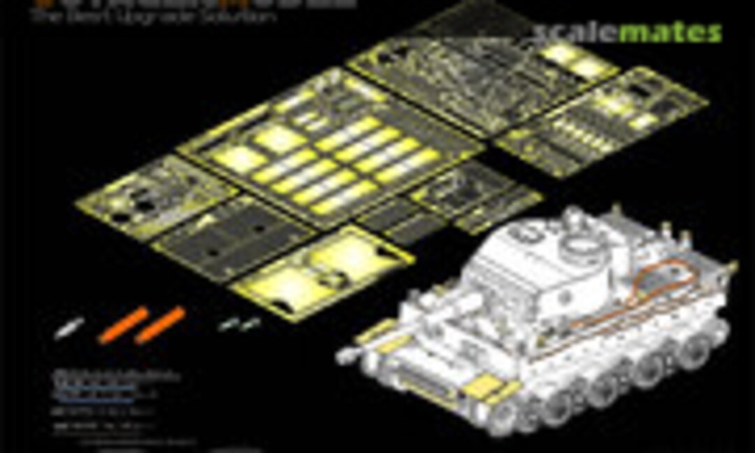 1:35 WWII German Tiger I Gruppe Fehrmann Detail Parts (Voyager Model PE35839)