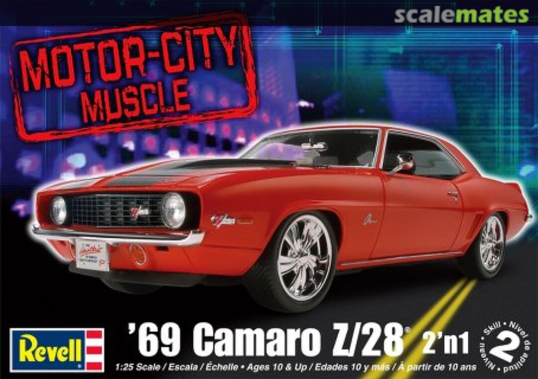 Boxart '69 Camaro Z/28 2 'n 1 85-2148 Revell Boxart '69 Camaro Z/28 2 'n 1 85-2148 Revell
