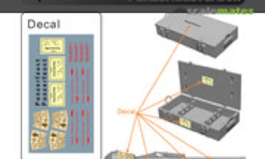 1:16 Decal for WWII German Panzerfaust & Box (SOL MM527) MM527