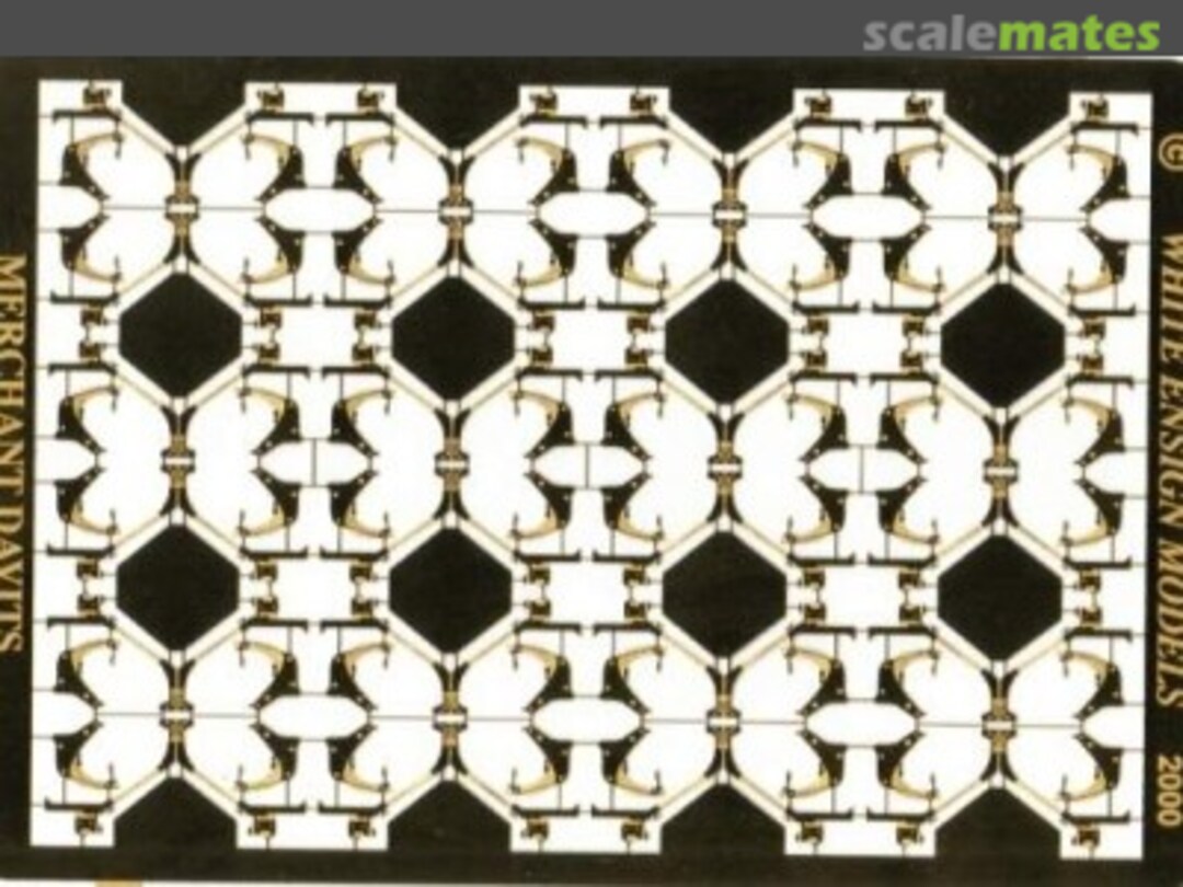 Boxart Gravity Davits Set for Merchant Ships/Ocean Liner Models (12 Pairs) PE 628 White Ensign Models Boxart Gravity Davits Set for Merchant Ships/Ocean Liner Models (12 Pairs) PE 628 White Ensign Models