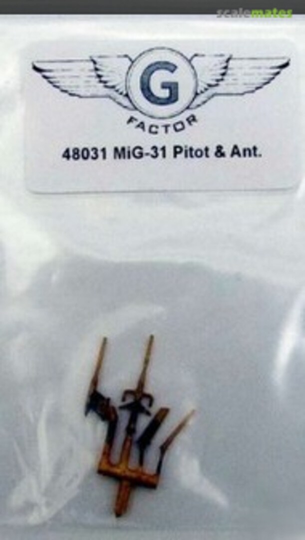 Boxart MiG-31 Foxhound - Pitot Tubes & Antennas 48031 G Factor Boxart MiG-31 Foxhound - Pitot Tubes & Antennas 48031 G Factor