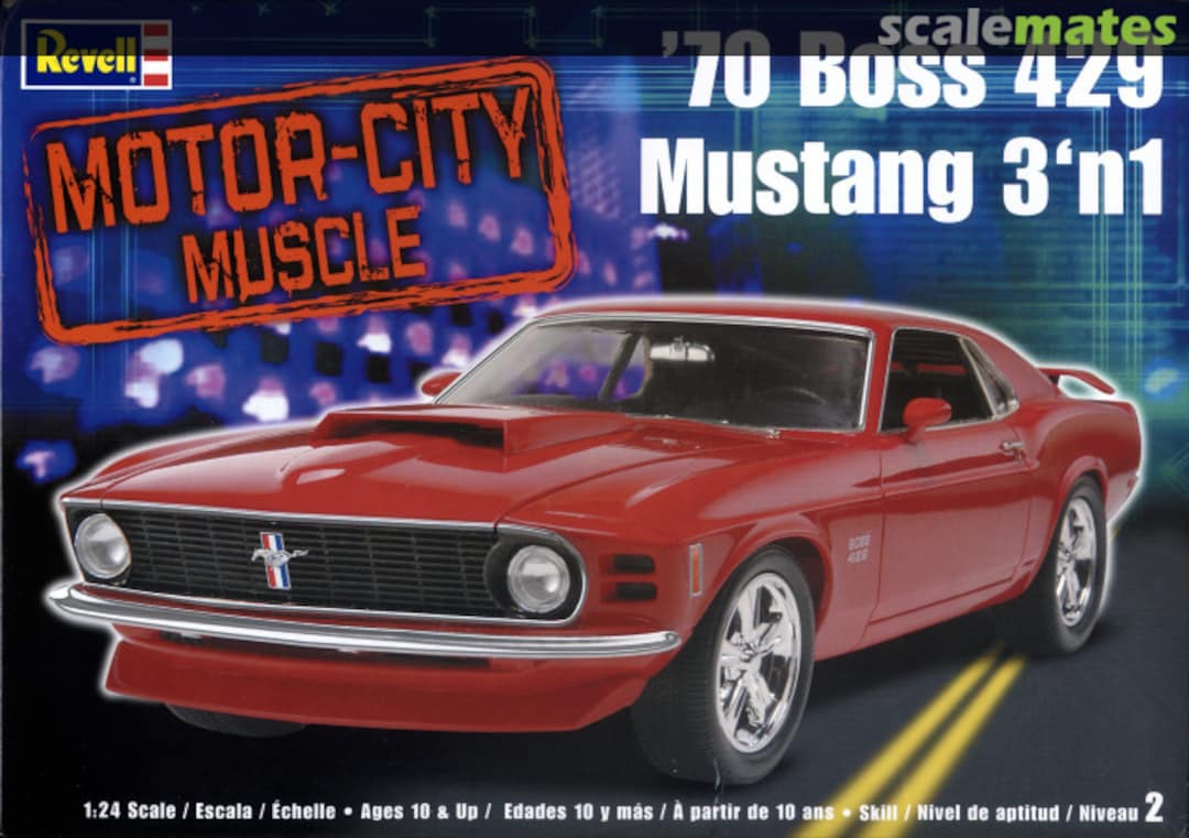 Boxart '70 Boss 429 Mustang 3 'n 1 85-2149 Revell