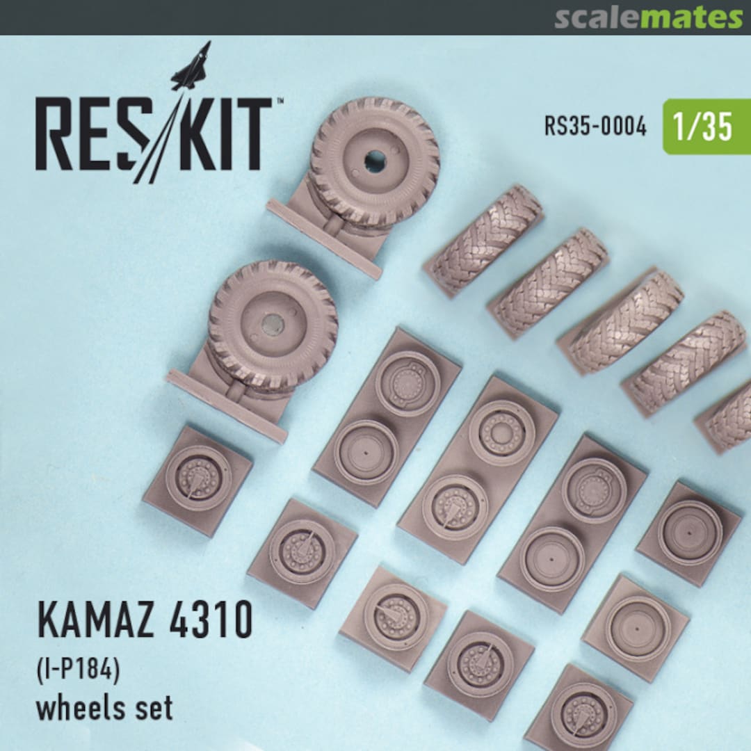 Boxart KAMAZ-4310 I-P184 wheels set RS35-0004 ResKit Boxart KAMAZ-4310 I-P184 wheels set RS35-0004 ResKit