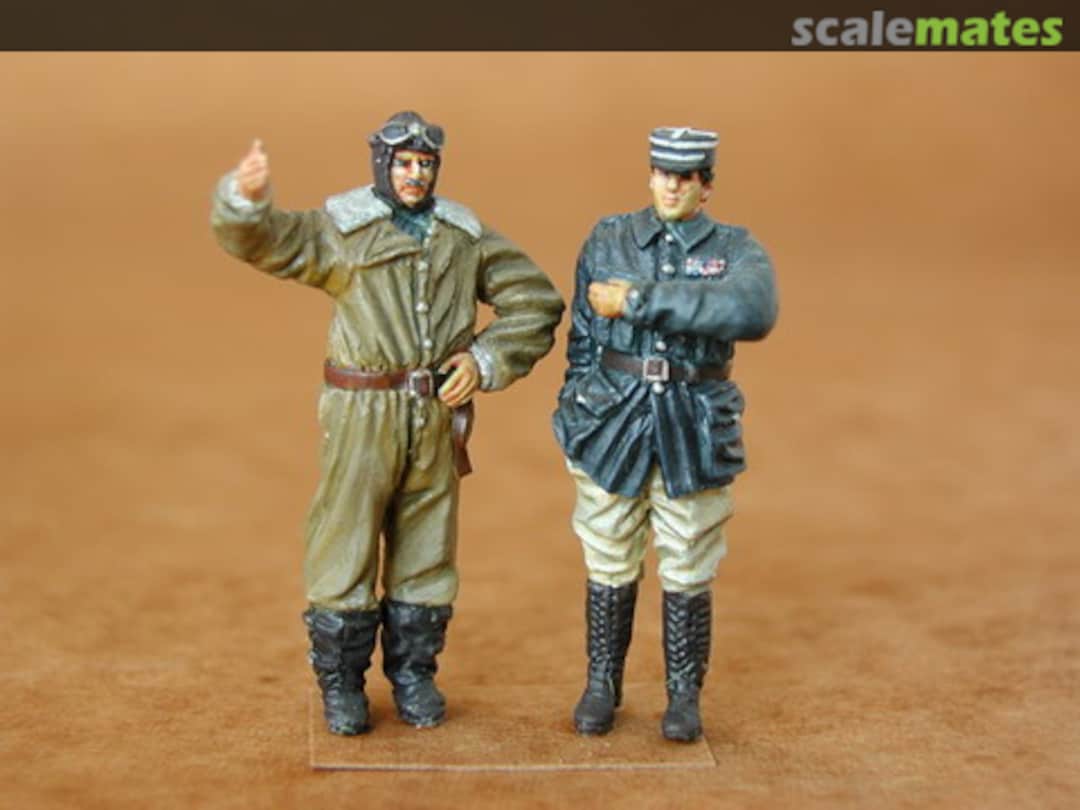 Boxart French Pilot + Officer WW I (2 fig.) F48028 CMK Boxart French Pilot + Officer WW I (2 fig.) F48028 CMK