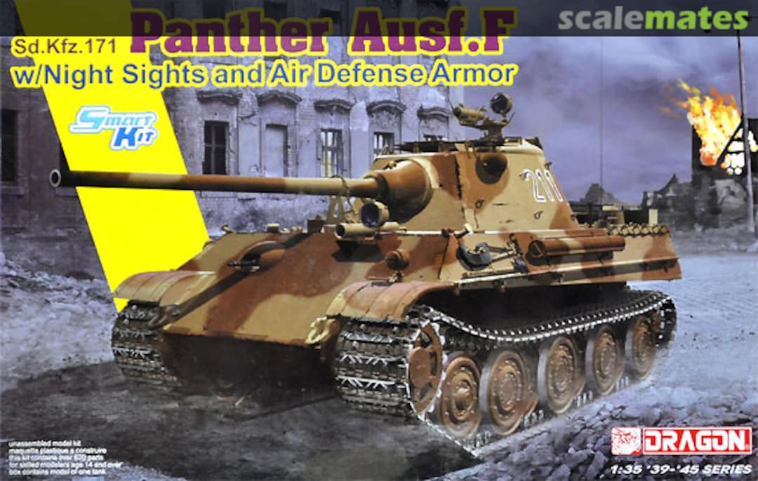 Boxart Sd.Kfz,171 Panther Ausf.F w/Night Sight and Air Defense Armor 6917 Dragon Boxart Sd.Kfz,171 Panther Ausf.F w/Night Sight and Air Defense Armor 6917 Dragon