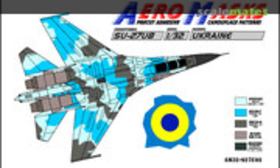 1:32 Su-27UB Ukraine (AeroMasks AM32-S27U02) AM32-S27U02