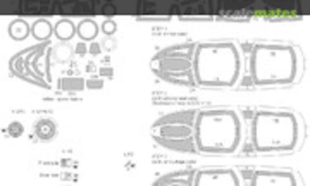 1:48 RF-4B Phantom II ADVANCED kabuki masks (New Ware NWAM0205) NWAM0205