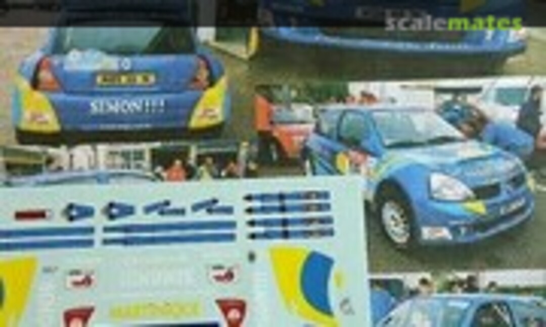 1:24 Renault Clio S1600 (9025 XG 74) "SIMON!!!" (TIP-TOP TT450) TT450