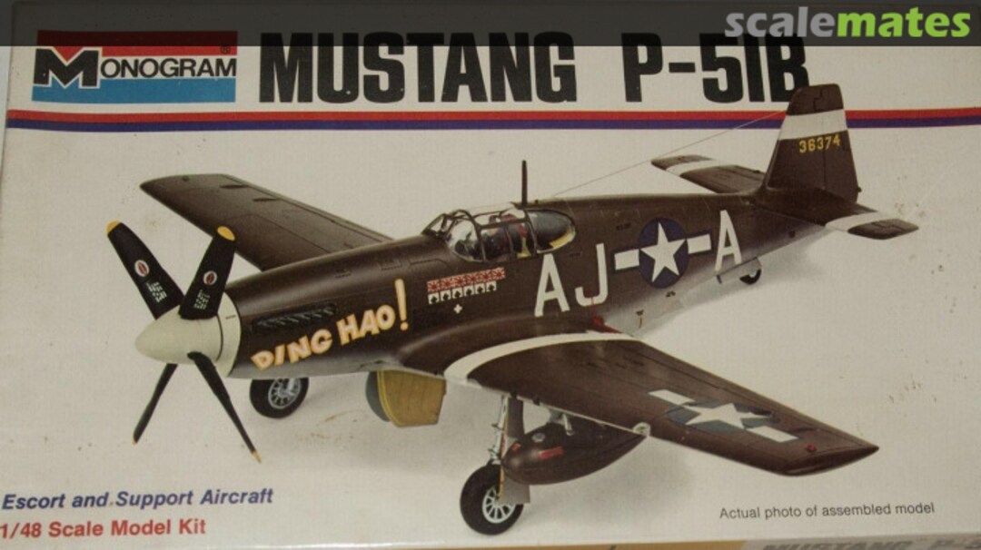 Boxart Mustang P-51B 6853 Monogram Boxart Mustang P-51B 6853 Monogram