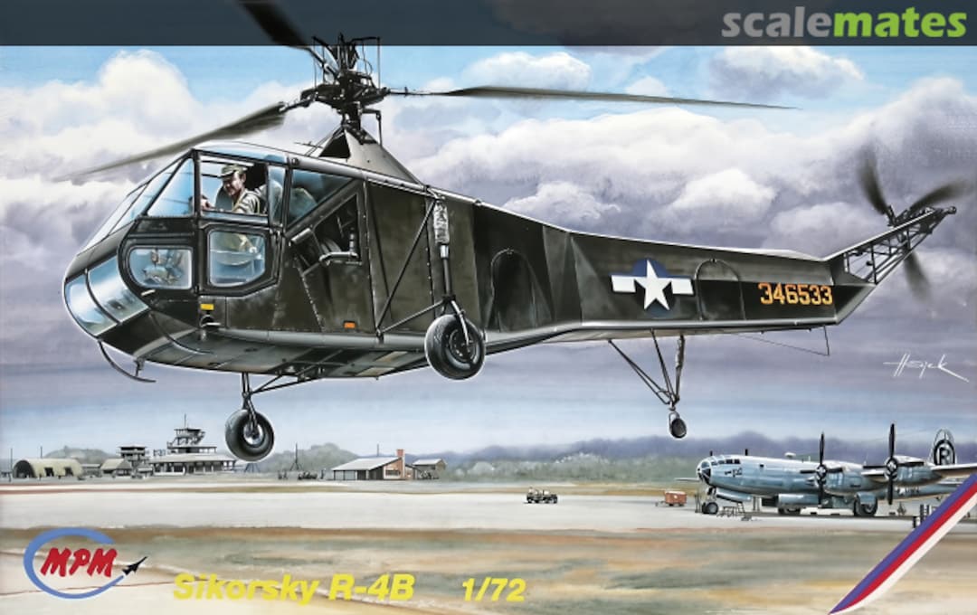 Boxart Sikorsky R-4B 72045 MPM Production Boxart Sikorsky R-4B 72045 MPM Production
