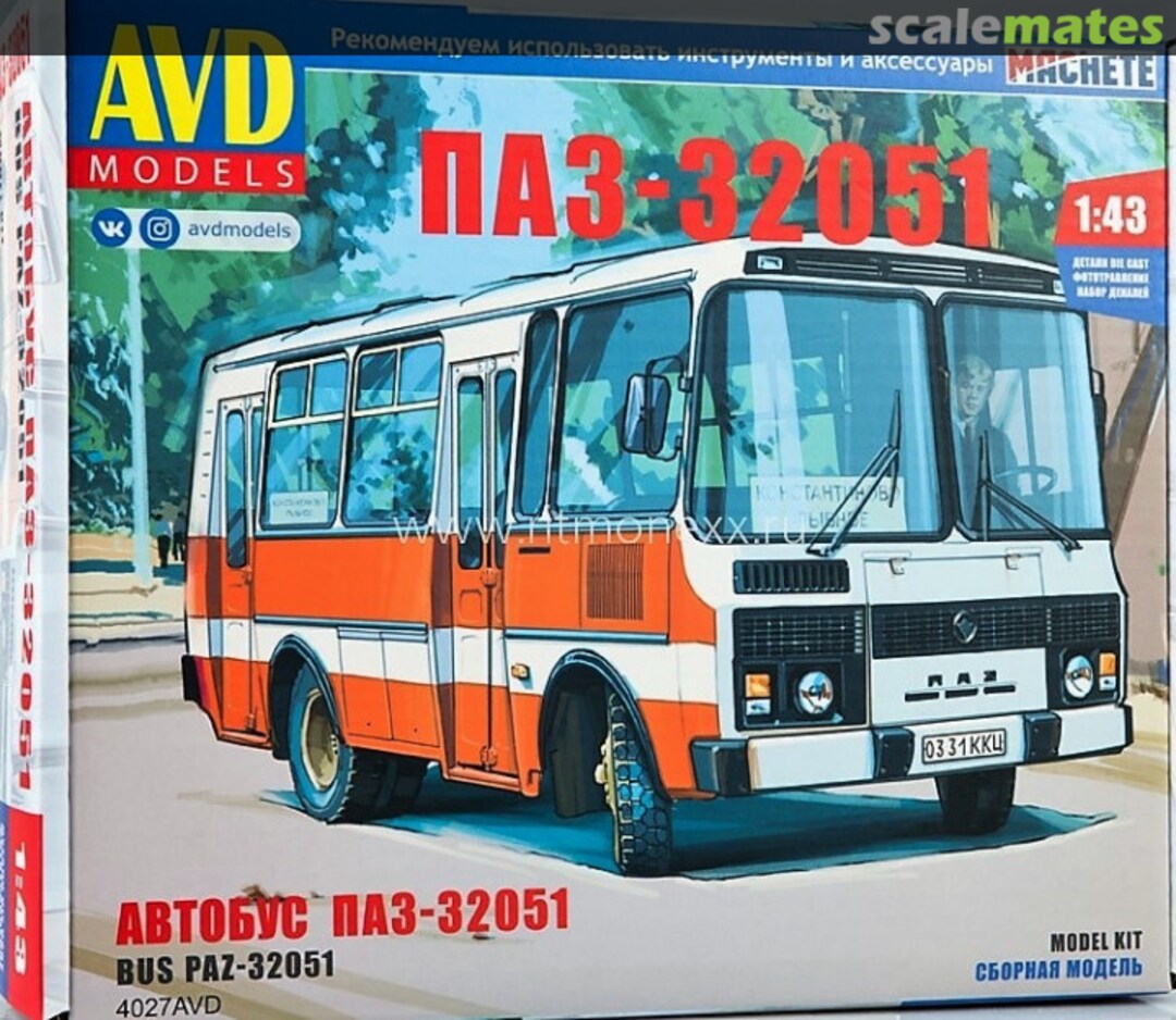 Boxart PAZ-32051 4027 AVD Models Boxart PAZ-32051 4027 AVD Models