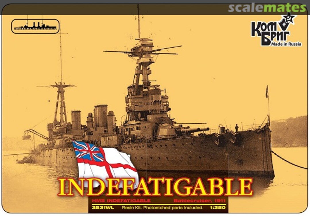 Boxart HMS Indefatigable - 1911 3531FH Combrig Boxart HMS Indefatigable - 1911 3531FH Combrig