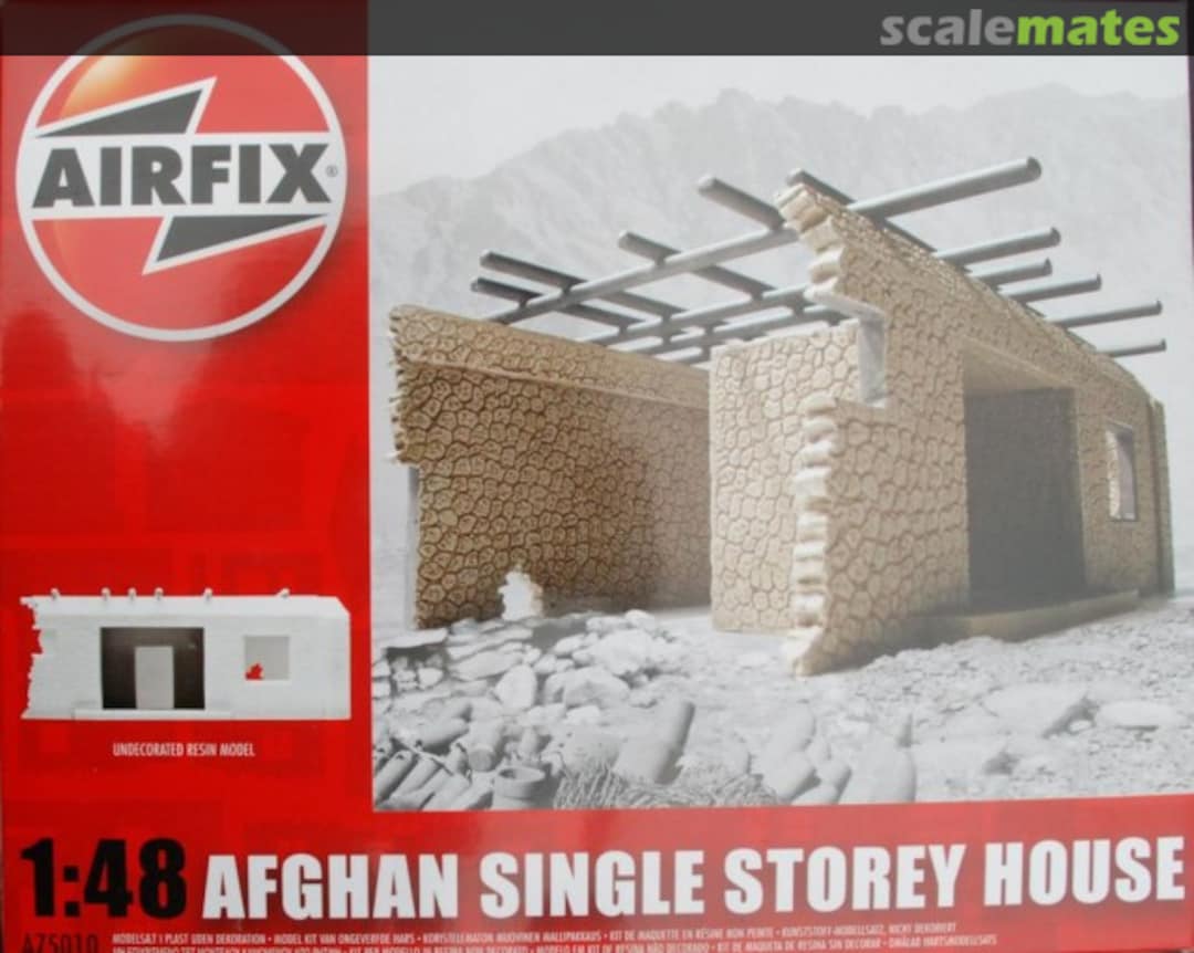 Boxart Afghan Single Storey House A75010 Airfix Boxart Afghan Single Storey House A75010 Airfix