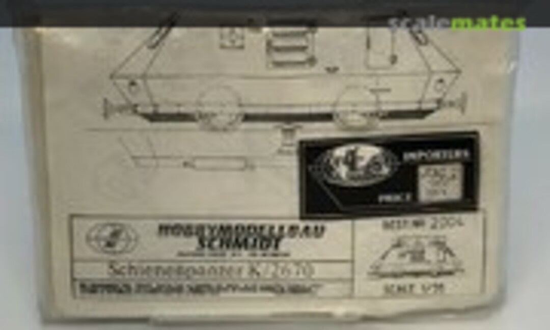 1:35 Schienenpanzer K/2670 (Hobbymodellbau Schmidt 2004) 2004