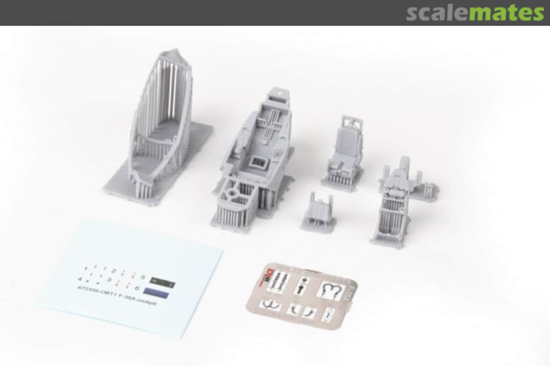 Contents F-35A Lightning II - Cockpit 672335 Eduard Contents F-35A Lightning II - Cockpit 672335 Eduard