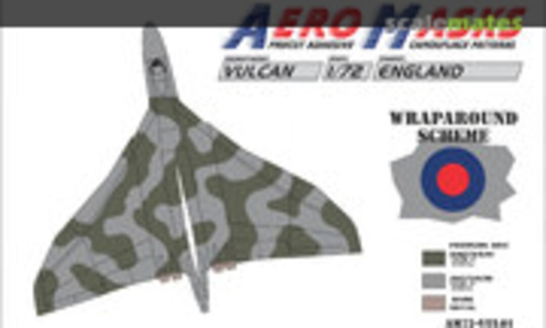1:72 Avro Vulcan England (AeroMasks AM-72VUL01) AM-72VUL01