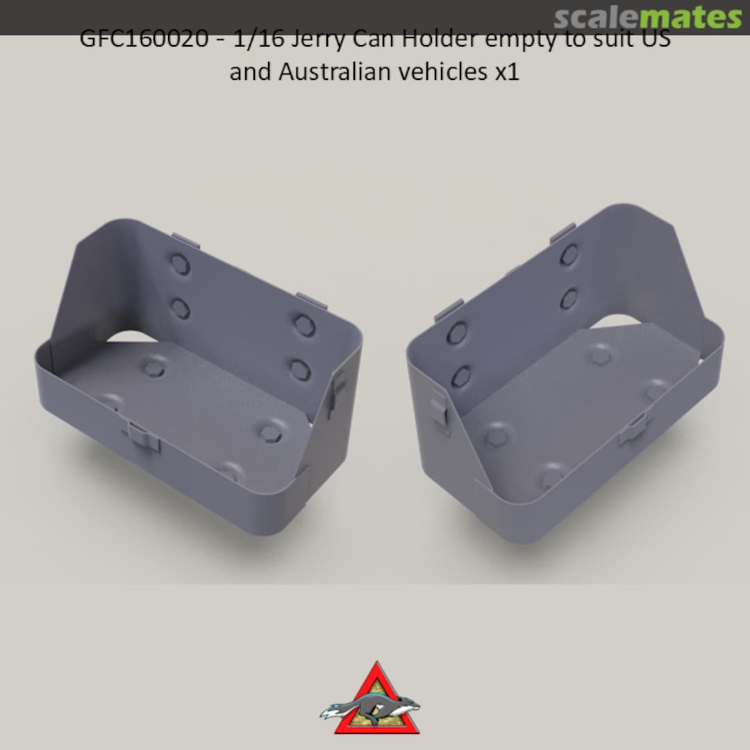 Boxart Jerry Can Holder empty GFC160020 Grey Fox Concepts Boxart Jerry Can Holder empty GFC160020 Grey Fox Concepts