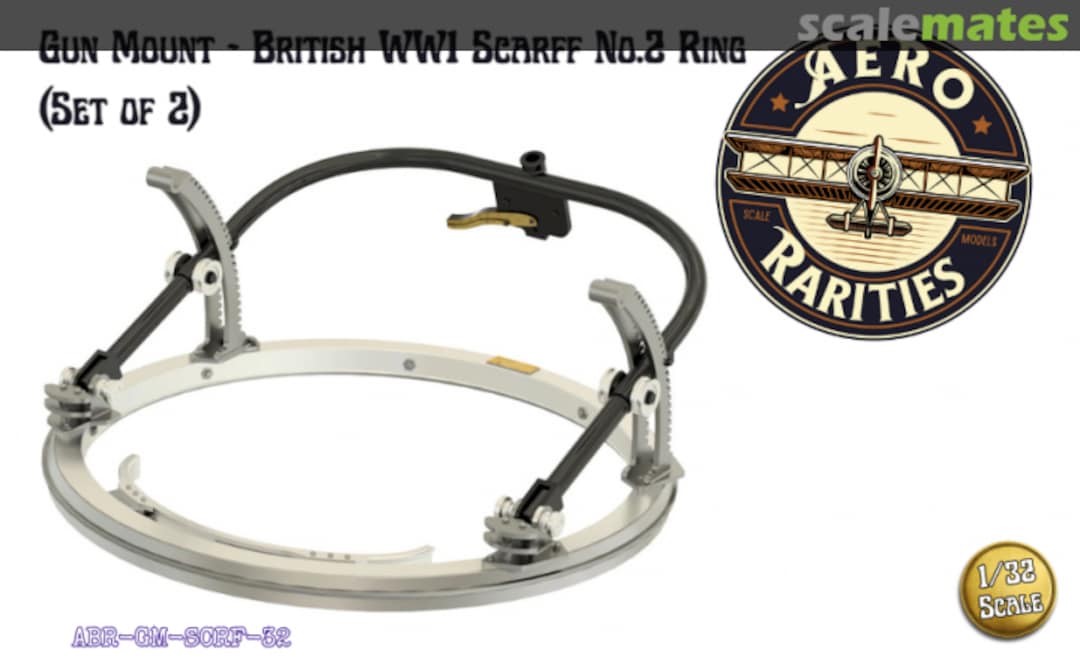 Boxart British Scarff No.2 Ring Gun Mount ABR-GM-SCRF-32 Aero Rarities