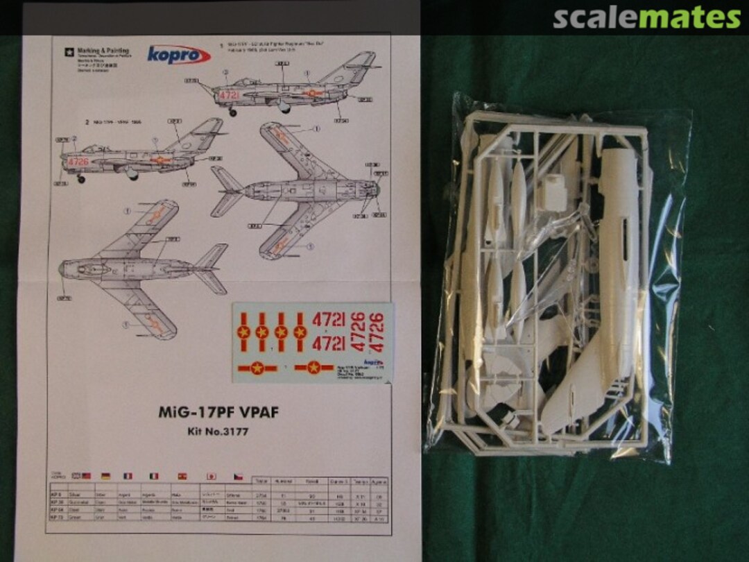 Contents Mikoyan MiG-17PF Fresco D 3177 Kopro