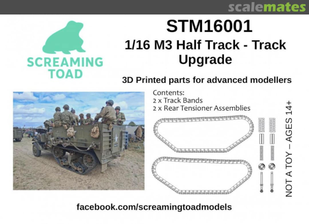Boxart M3 Half Track - Track Upgrade STM16001 Screaming Toad Models Boxart M3 Half Track - Track Upgrade STM16001 Screaming Toad Models