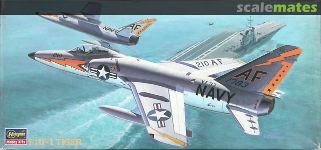 Boxart F11F-1 Tiger 02716 Hasegawa Boxart F11F-1 Tiger 02716 Hasegawa