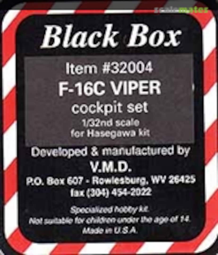 Boxart F-16C Cockpit Set 32004 Black Box Boxart F-16C Cockpit Set 32004 Black Box