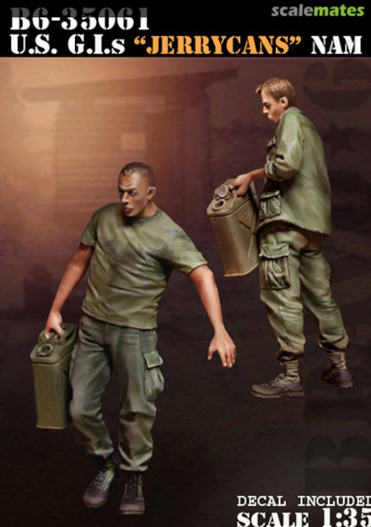 Boxart US G.I.s with Jerrycans B6-35061 Bravo-6 Boxart US G.I.s with Jerrycans B6-35061 Bravo-6