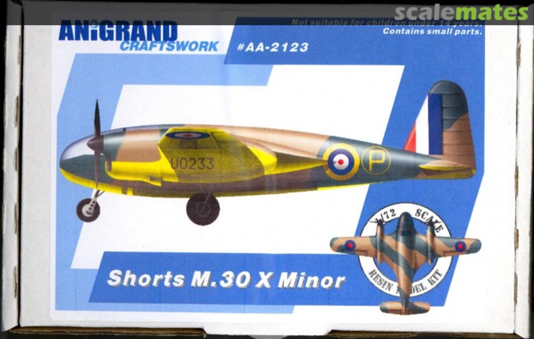 Boxart Miles M.30 X Minor AA-2123 Anigrand Craftswork Boxart Miles M.30 X Minor AA-2123 Anigrand Craftswork