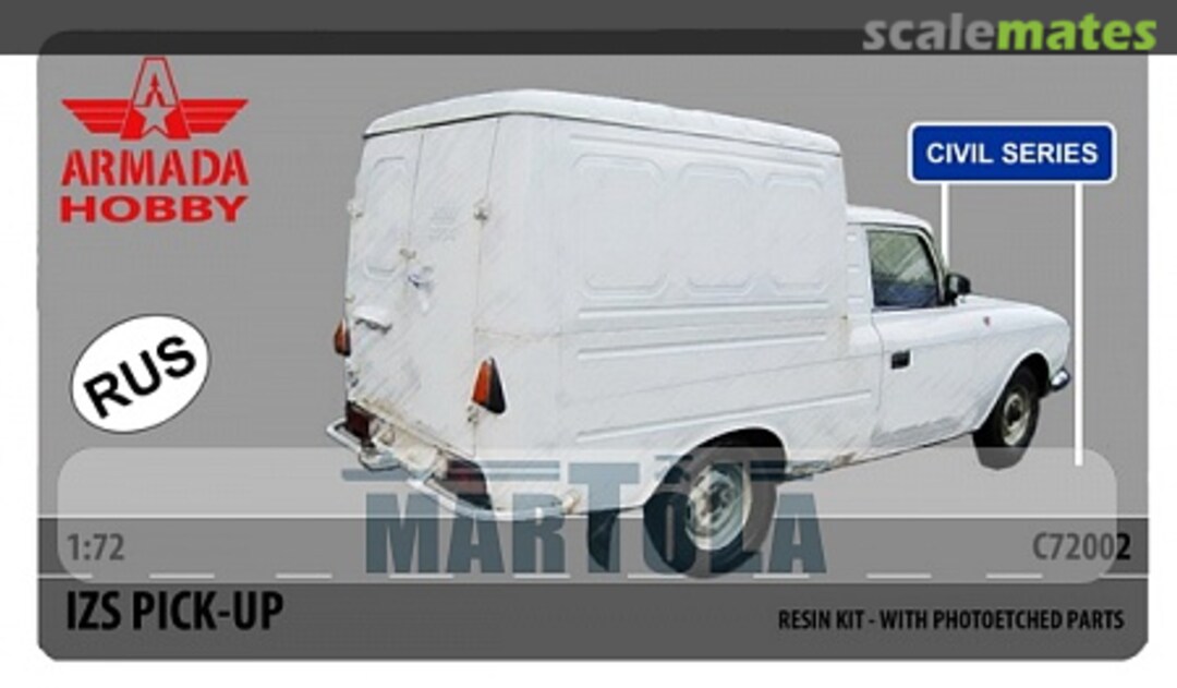 Boxart Izh pick-up closed (resin kit + pe) C72002 Armada Hobby Boxart Izh pick-up closed (resin kit + pe) C72002 Armada Hobby