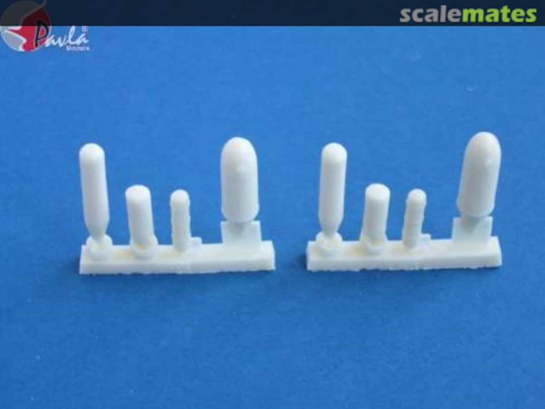 Boxart RAF Napalm Bomb 45 Gal., SCI Mk I Canister, CLE Mk.II, Supply Dropper & 500 Lb Mk.II Smoke Bomb U72-39 Pavla Models Boxart RAF Napalm Bomb 45 Gal., SCI Mk I Canister, CLE Mk.II, Supply Dropper & 500 Lb Mk.II Smoke Bomb U72-39 Pavla Models