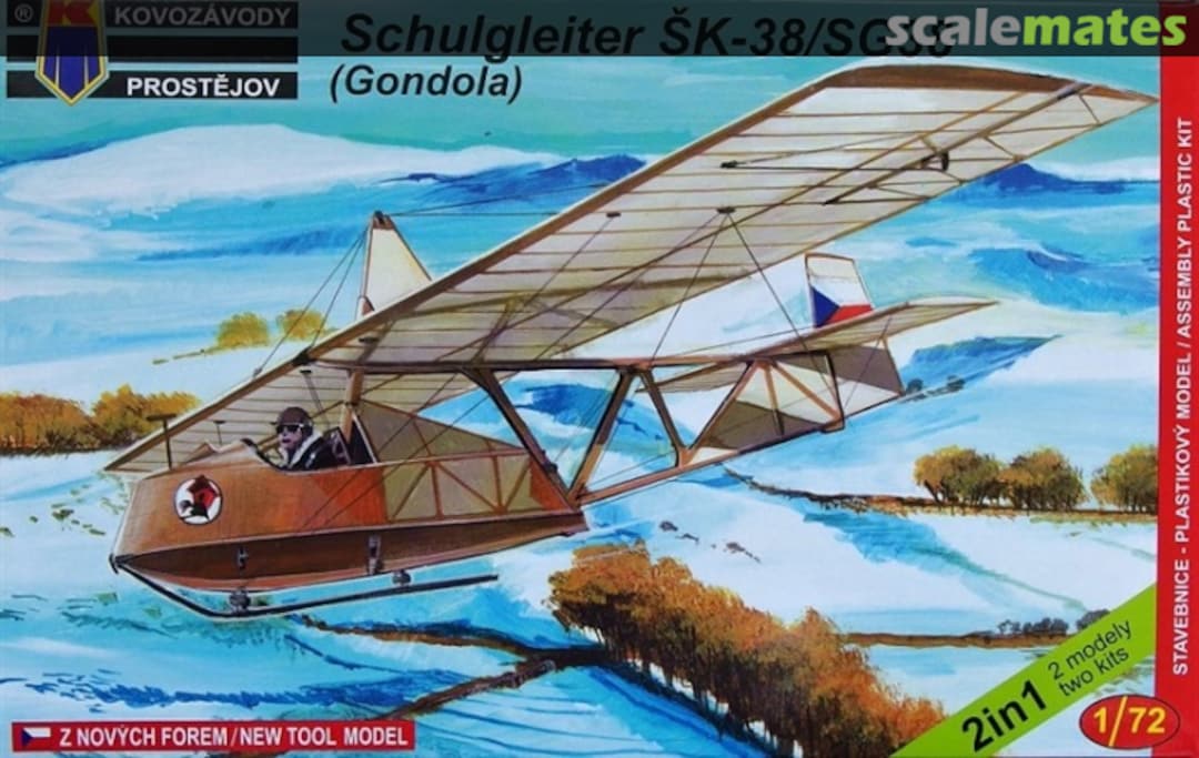 Boxart Schulgleiter SG 38 KPM0026 Kovozávody Prostějov Boxart Schulgleiter SG 38 KPM0026 Kovozávody Prostějov