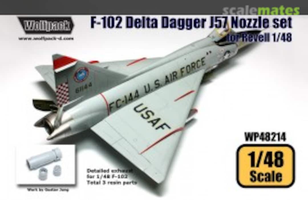 Boxart F-102 Delta Dagger J57 Nozzle set WP48214 Wolfpack Boxart F-102 Delta Dagger J57 Nozzle set WP48214 Wolfpack