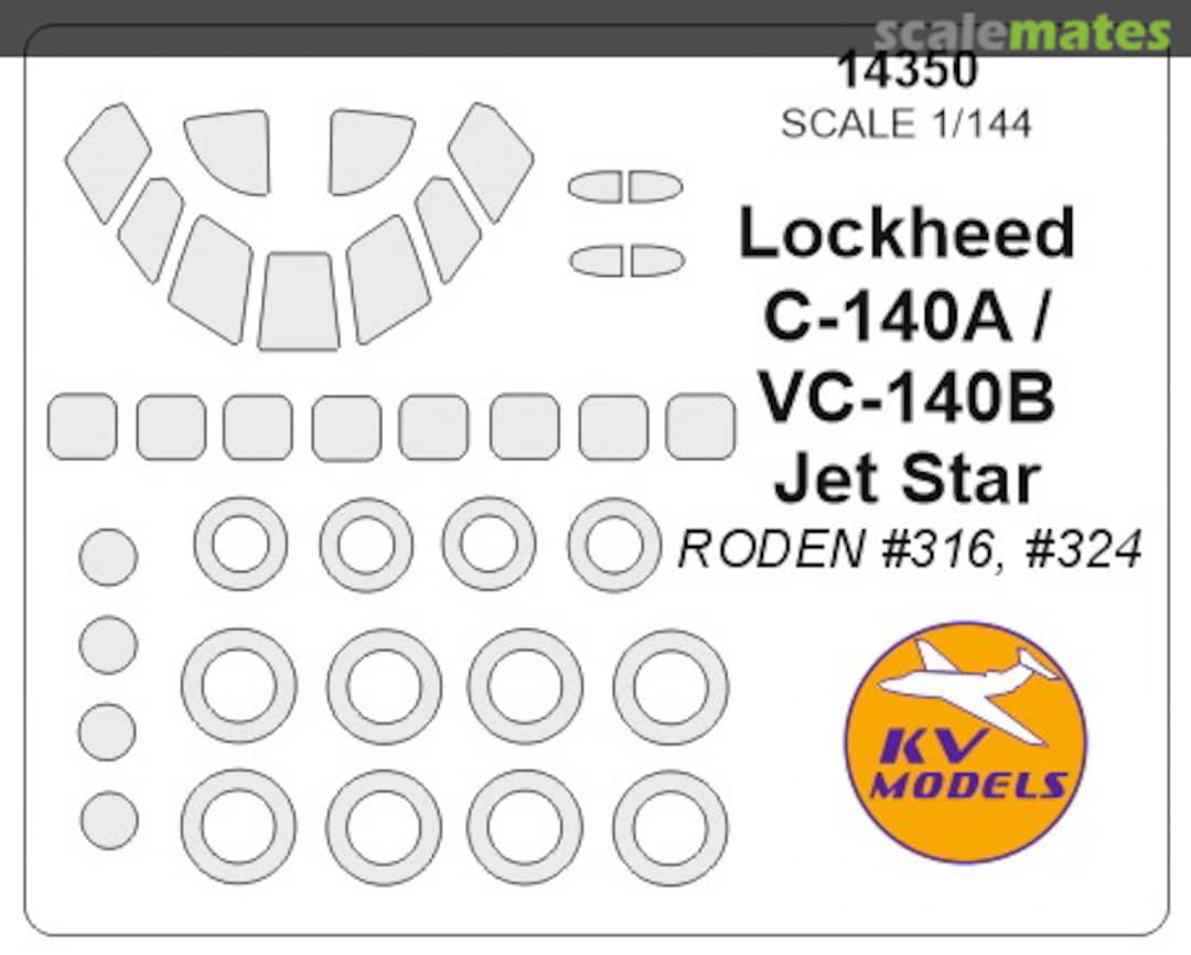 Boxart Lockheed VC-140B / С-140A Jet Star 14350 KV Models Boxart Lockheed VC-140B / С-140A Jet Star 14350 KV Models