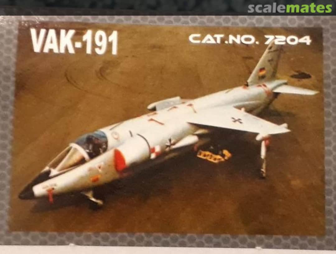 Boxart VFW VAK 191 7204 A&A Models Boxart VFW VAK 191 7204 A&A Models